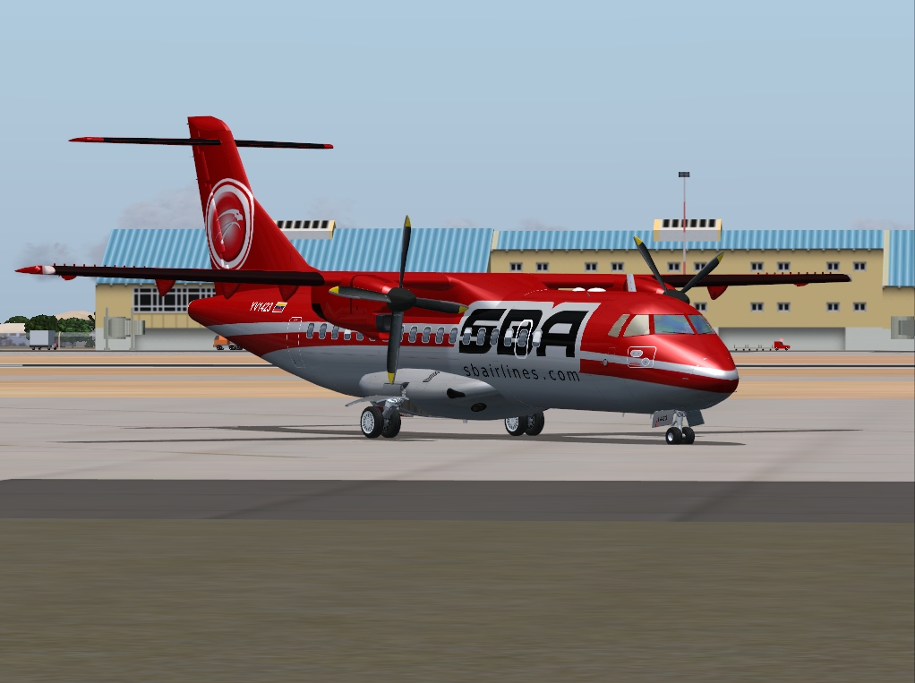 Fs2004 Santa Barbara Airlines Aerospatiale Atr 42-320 (Yv1423) Santa Barbara Airlines Aero — 1