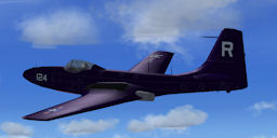 Fsx Mcdonnell Fh-1 Phantom The Fh-1 Phantom Was One Of The First Us Navy Carrier Based Jet