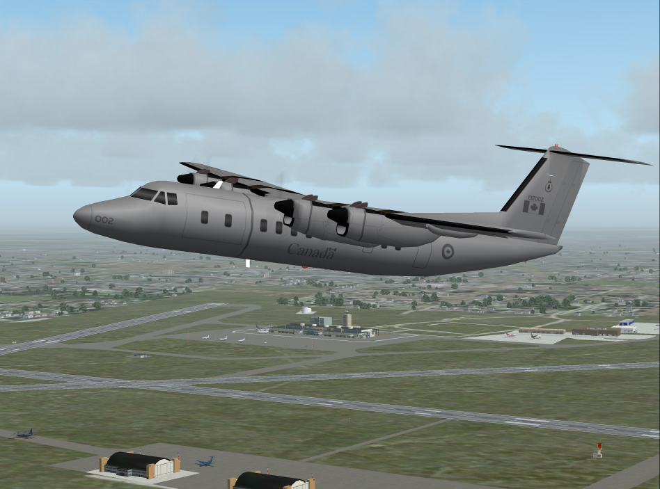Fs2004 Ai Canadian Armed Forces Cc-132 (Dash-7) Repaint, Represented In Current Style Sche — 1