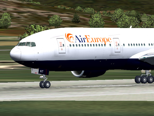 Project Opensky Boeing 777-200 V2 Air Europe Copyrights: Airplane Made By Project Opensky — 1