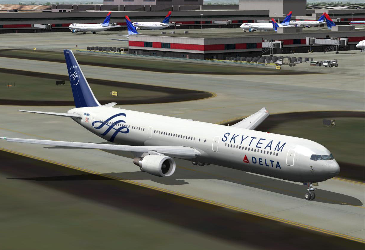 Project Opensky Boeing 767-400 V4 For Fs2004 Exclusively Copyrights: Airplane Made By Proj — 1