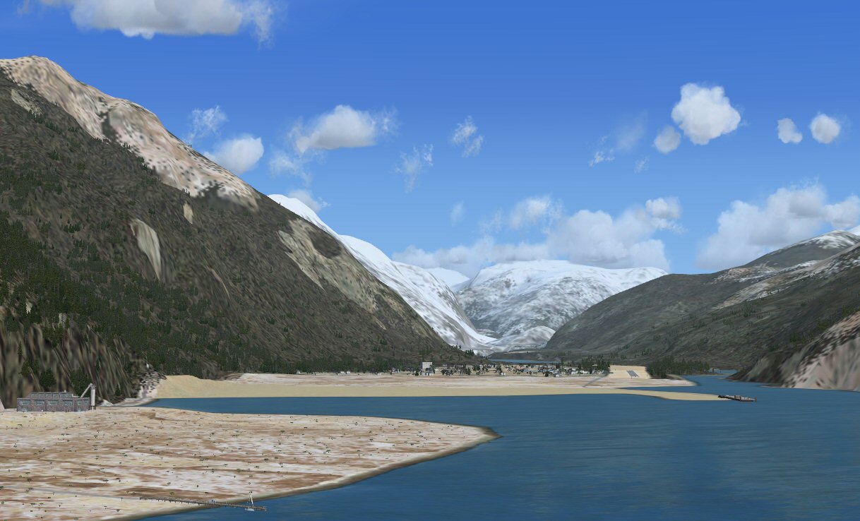 Fsx Port Stewart Area And Airport Remodels The Area Of Stewart And Hyder Alaska — 1