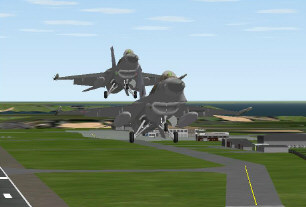 2 x Portugese F-16 just prior to 'wheels up'. - Photo 145