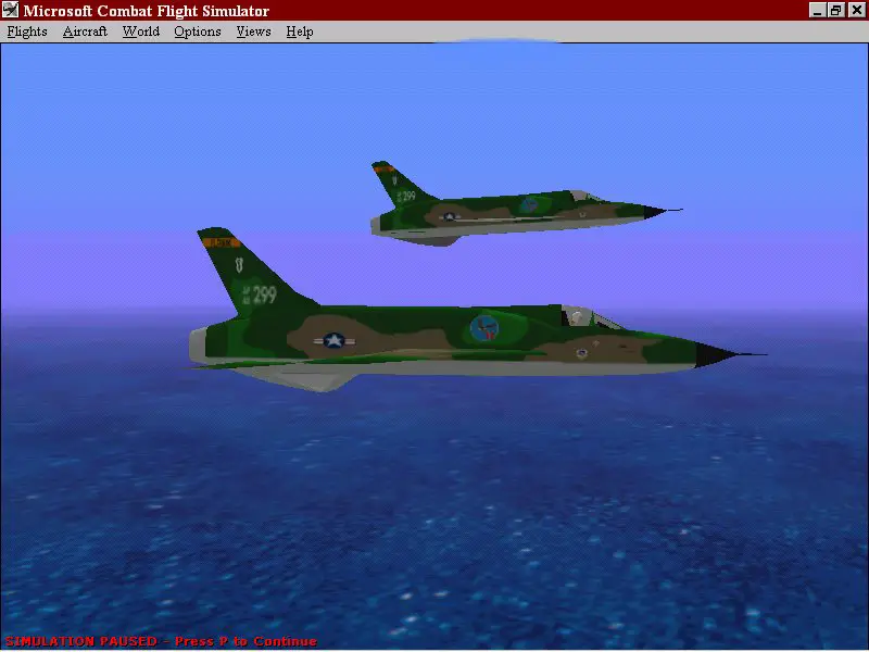 A pair of F105's beginning their turn downwind at H_Race in H_World - Photo 159