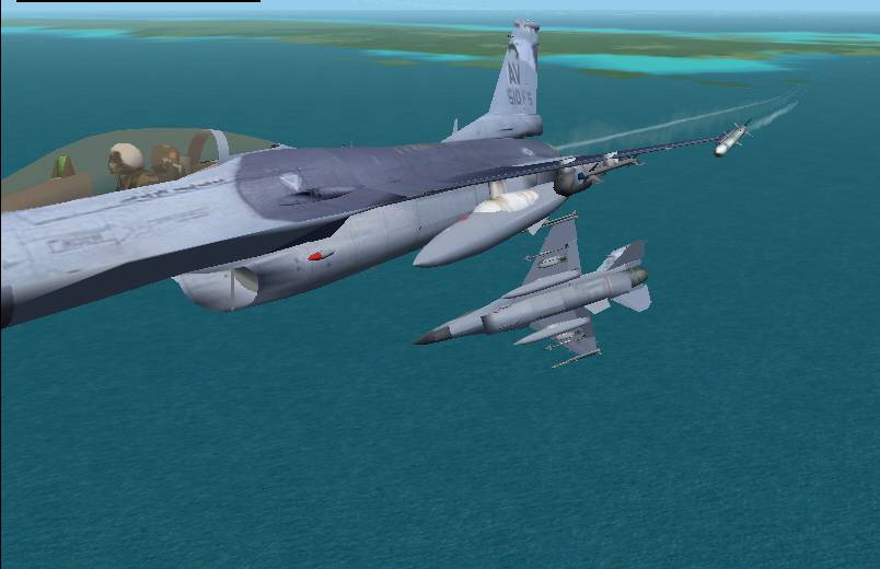 Great shot of 2 F-16s Buzzards on patrol. - Photo 126