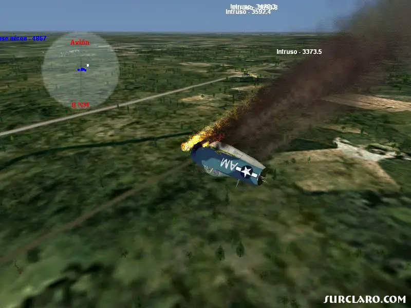 This is the appearance of my P-72 after crashong in a kamikaze way with a B-25 - Photo 10825