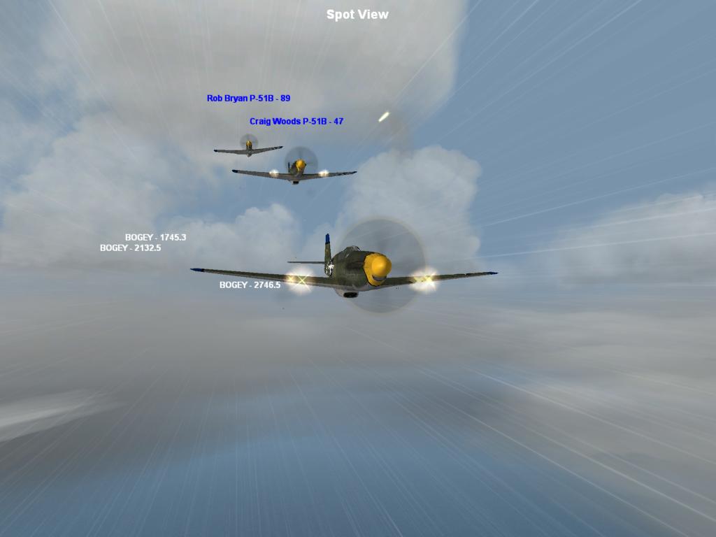 P-51B's on attack - Photo 2677