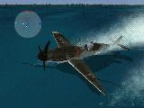Bf-109 crash over water photo 1889
