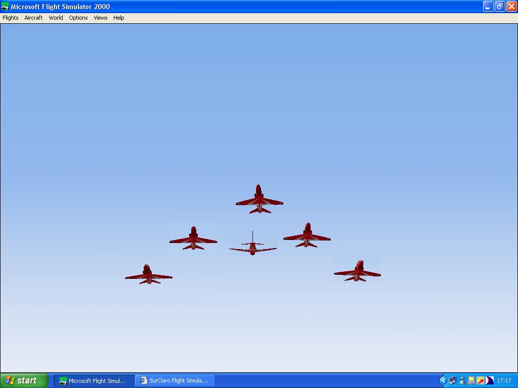 The RAF Red Arrows perform the Goose high in the sky!!!! - Photo 710