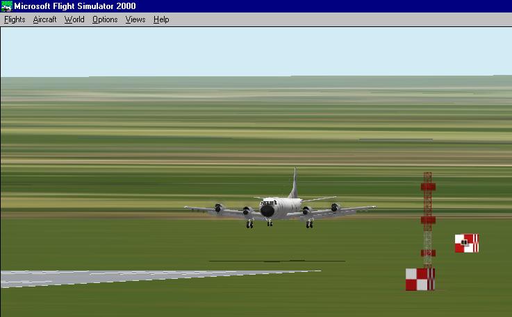 After getting some weather measurements around Kuala Lumpur, my P-3 Orion is coming in for a landing. - Photo 1887
