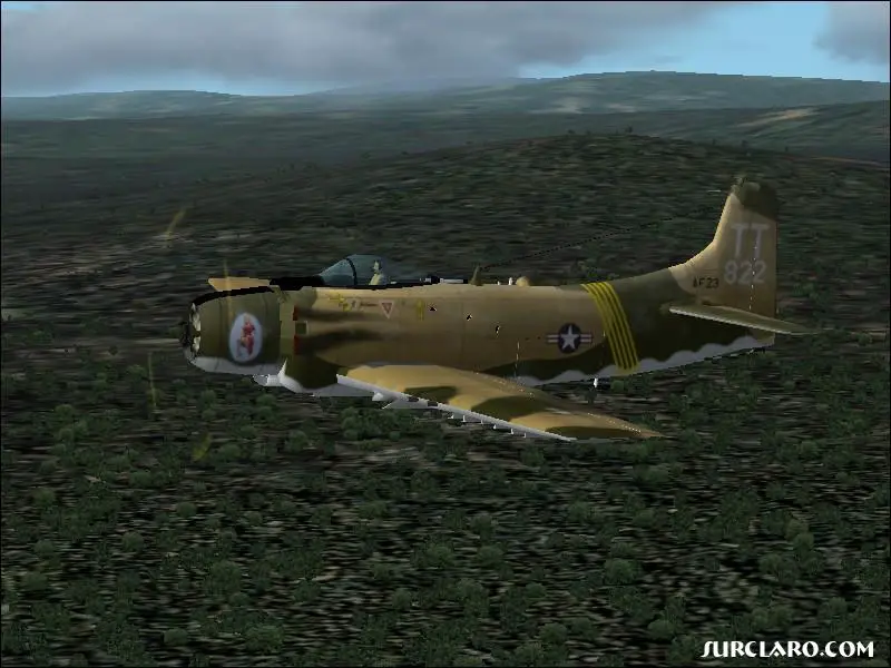 A-1H Skyraider over Vietnam - Photo 5090