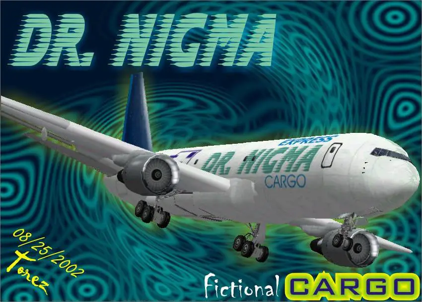 This is a Fictional B767-200 Dr. Nigma Cargo. - Photo 1229