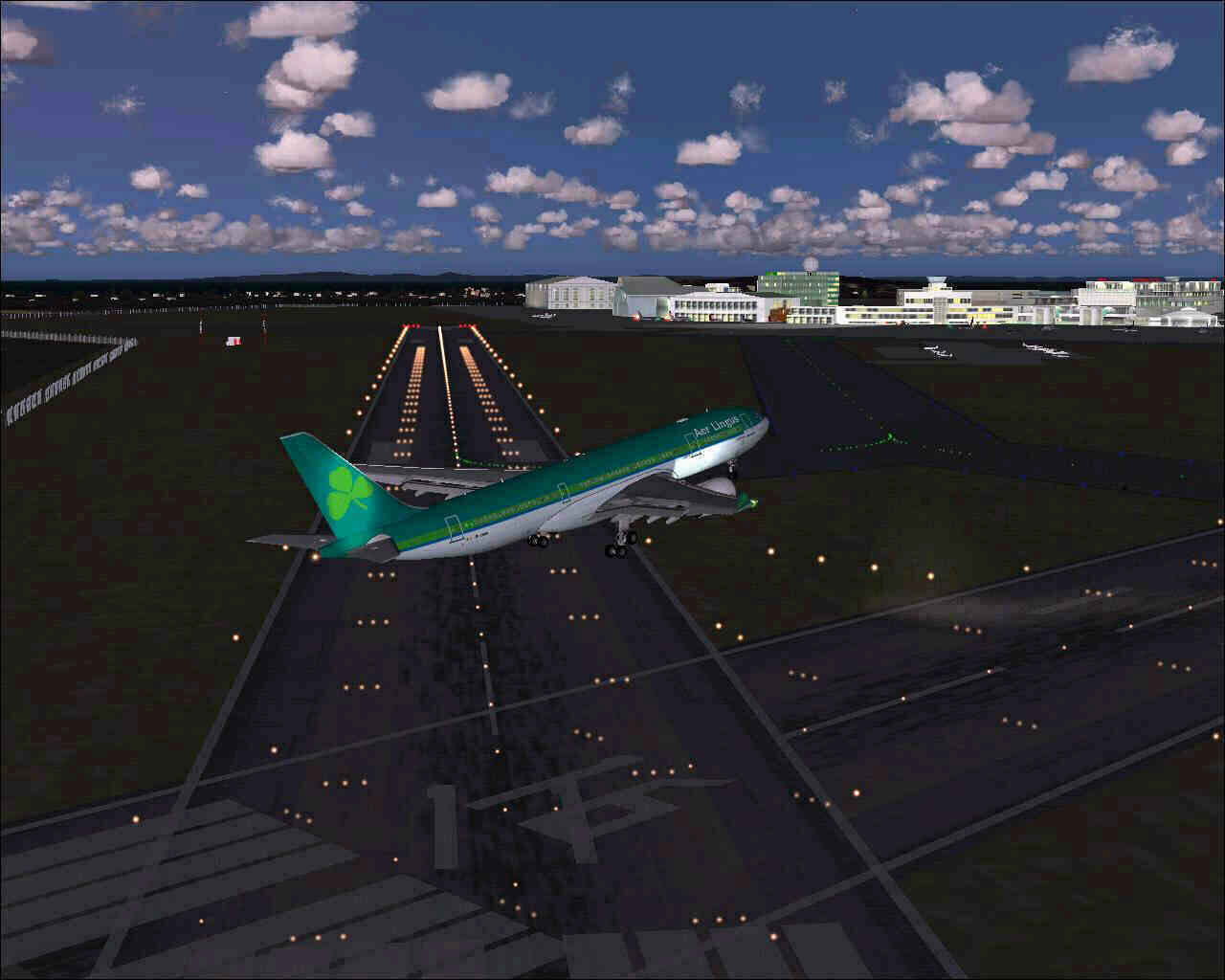 A330-200 Landing at Rnwy 16 at Dublin Intl - Photo 4131