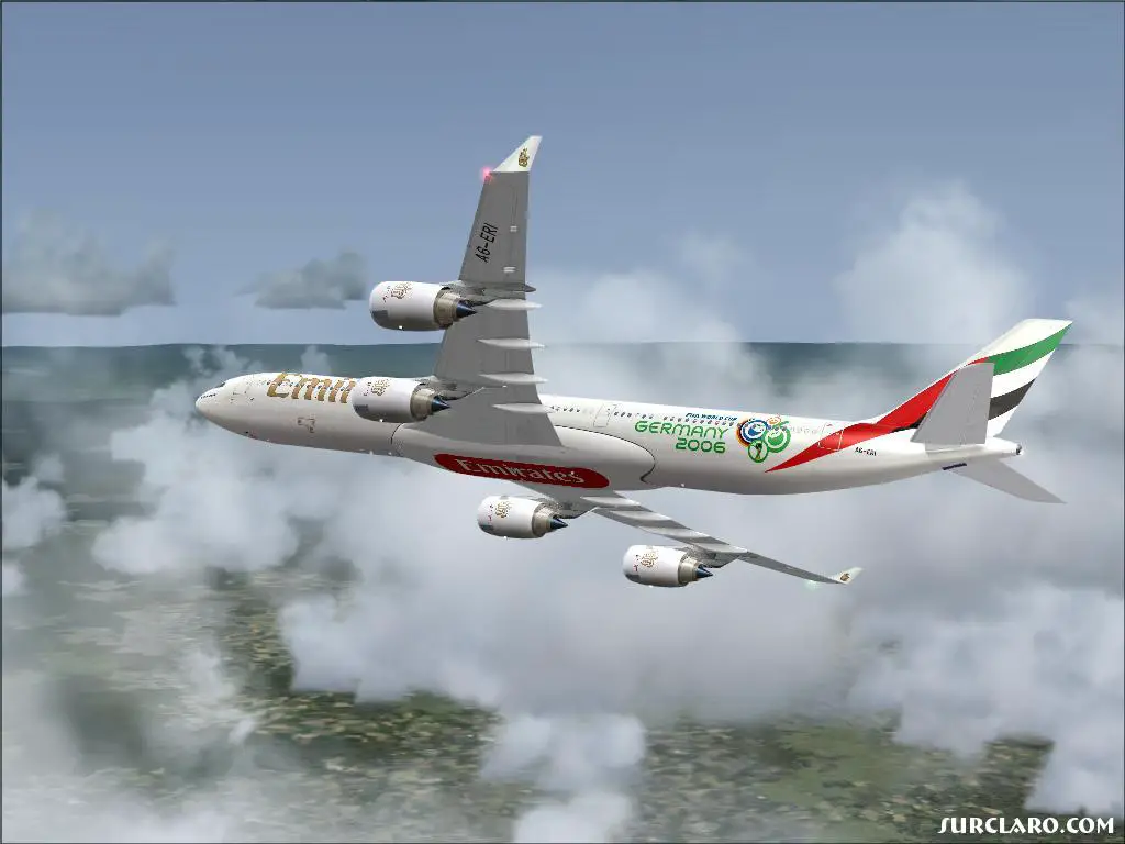 An Emirates A340-500 - Photo 15576