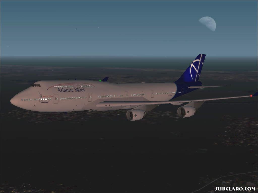 Atlantic Skies Boeing 747-400, retrieved this fine Aircraft from a Virtual Airline Site, and was free to download, guess you know where to find it ,, at the Atlantic Skies web site !! Happy Flying !! - Photo 10887