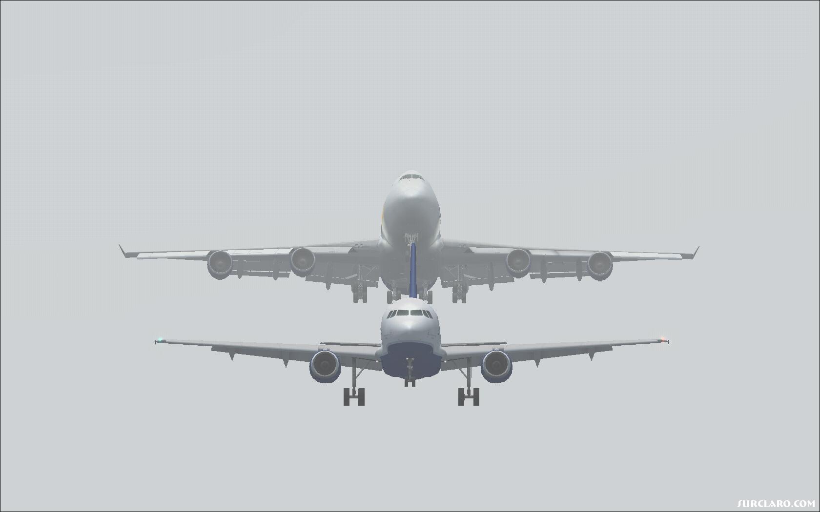 Atlas Air B747-400BCF & Jet Blue A320 on Approach. - Photo 18802