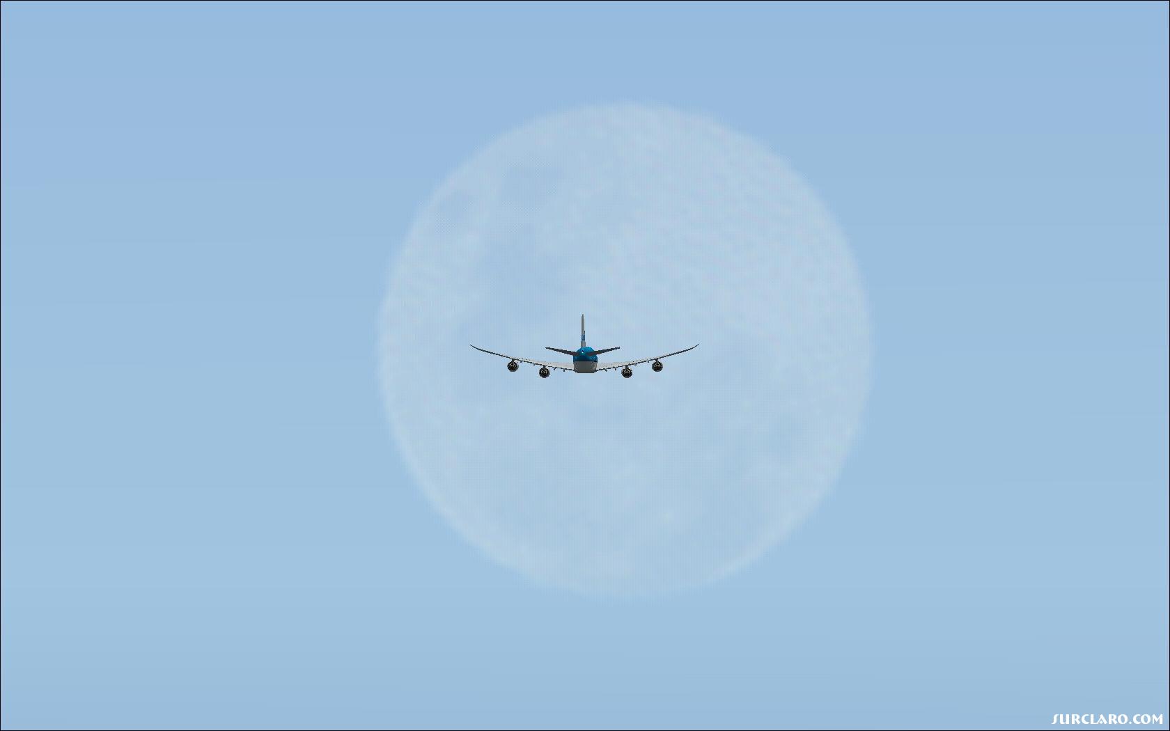 Boeing 747-8i KLM. To the moon! - Photo 18800