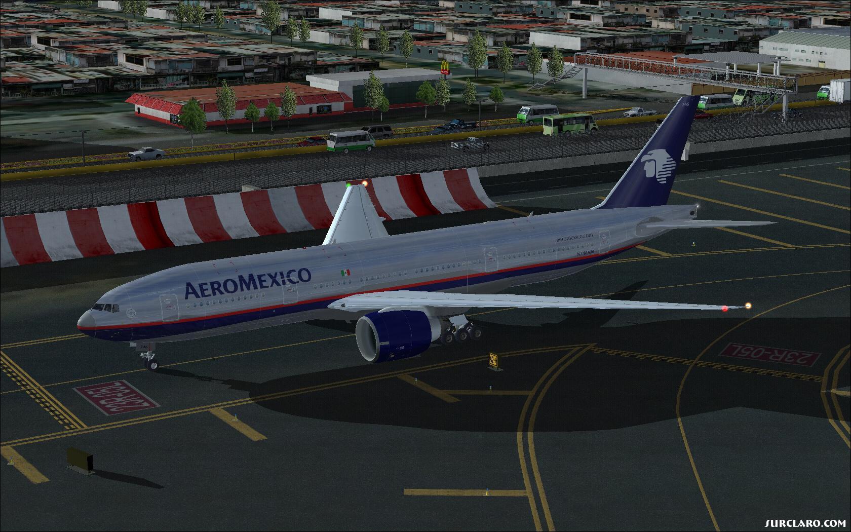 Aeromexico B777-200ER Chrome. - Photo 18763