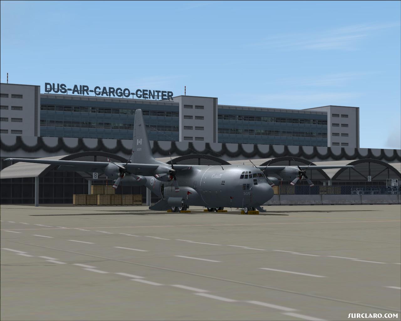 CAF-C-130 Hercules at Dusselldorf air Cargo center. - Photo 15304
