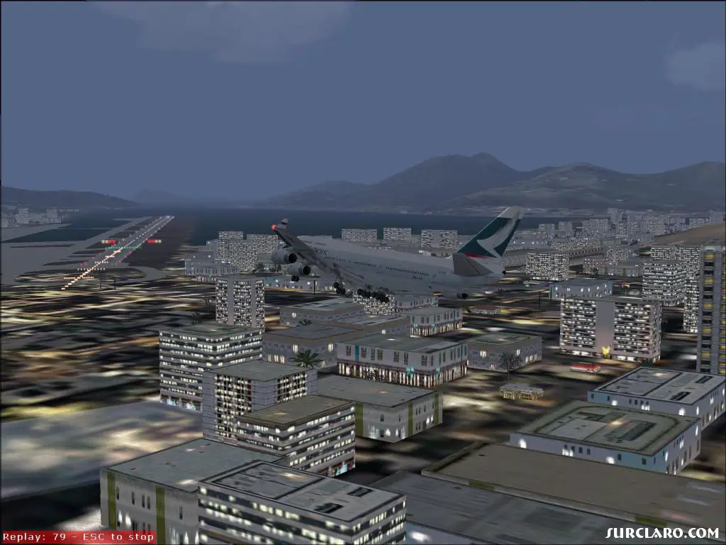 Kai Tak was well-known for its breathtaking rwy 13 approach! Unfortunately, it was closed in 1998 and relocated in the sea! Since then many people miss its spectacular views. I have reactivated this airport and this was the result! Hope you like it! :D - Photo 5907
