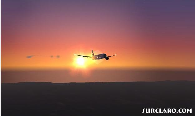 Emirates 777-300 over Pakistan. Sunset. - Photo 17645