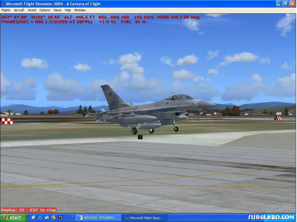 F-16 Landing after one heck of a ride. (Pls. note i know that my Graphic card is bad i dont really mind about it bad) - Photo 5713