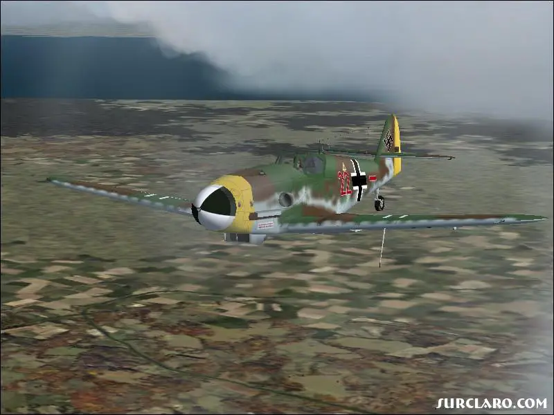 ME-109 over Amsterdam countryside - Photo 10869