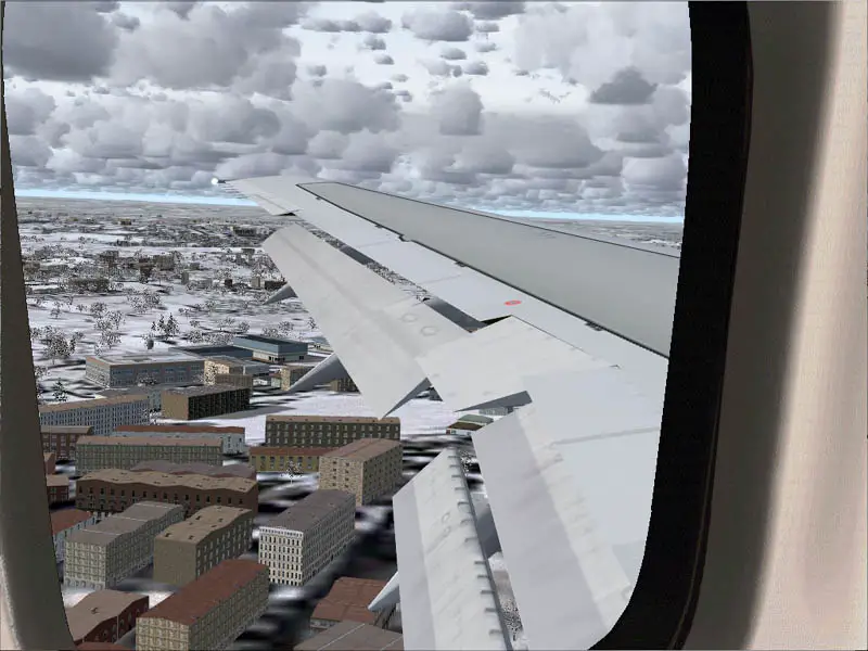 Looking out the window as my 767 lands in Boston - Photo 4143