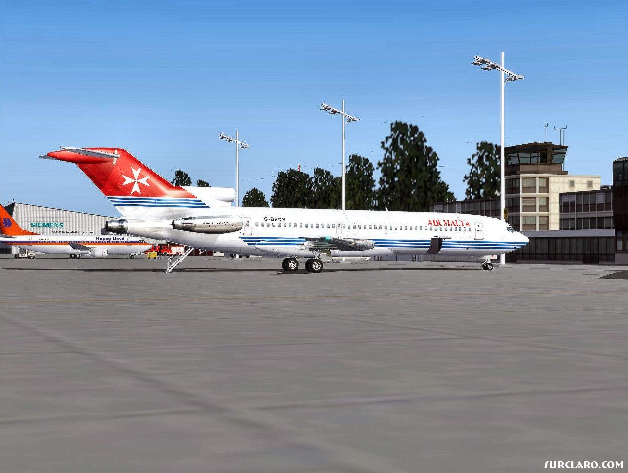 AIR MALTA 727-200 stand 8 @ EDDN - Photo 16005