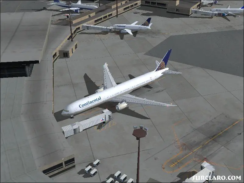 Continental parked at gate in KBOS - Photo 13776