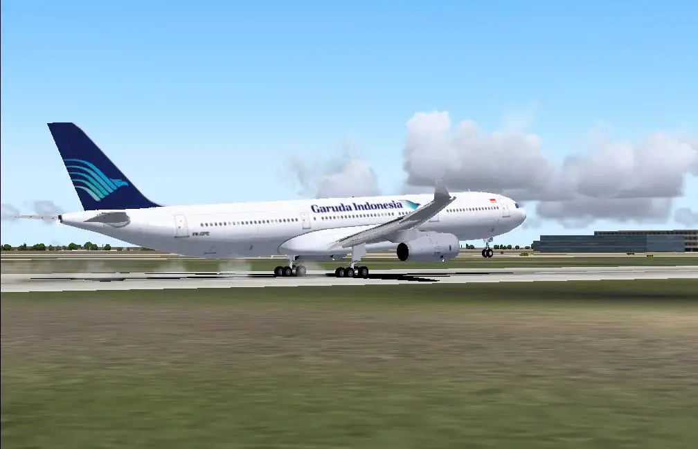 A330 Garuda, touchdown at Munich, at least i can use POSKY fs2002 here!..thxs for the input dude!! - Photo 3133