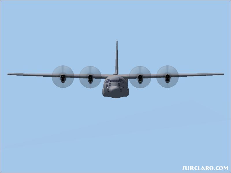 C-130 in a Clear Sky - Photo 15619