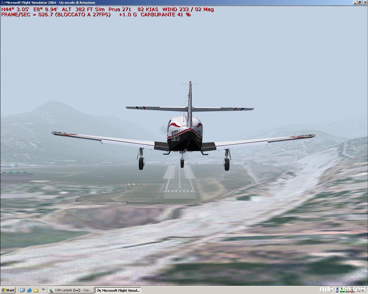 Rockwell Commander 112A on finals at Albegna LIMG - Photo 15459