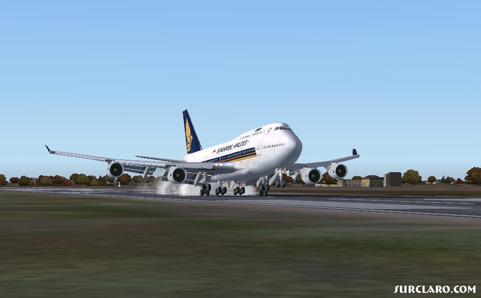 My new but lovely Singapore Airlines 747-412 landing on runway 9R of EGLL-Heathrow.it was a really nice flight from Changi in Singapore took aobut 13 hours. - Photo 5720