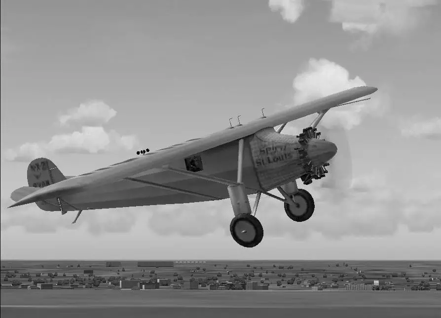 Tribute for Spirit of St Louis Charles Lindbergh on Long Trip New york-Paris 1927 - Photo 3129