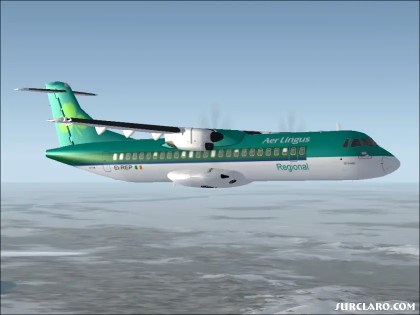 My new repaint, Aer Lingus Regional over Alaska. - Photo 18765