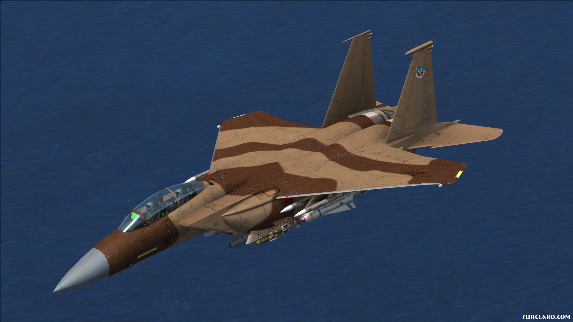 Letting the cat out of the bag.  WIP of the MilViz F15E Desert Camo paint I'm working on.  No time line for the upload, or when I'll be finished. - Photo 18767
