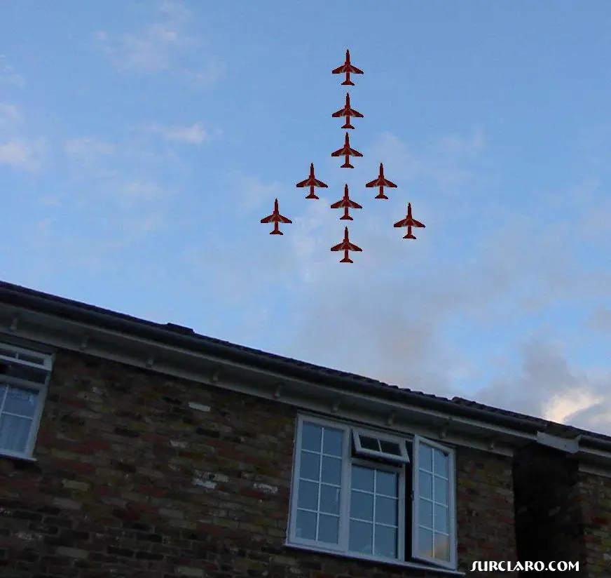 This was when the Red Arros flew over my house!
 - Photo 1473