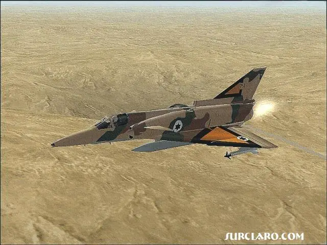 Mirage III in the desert - Photo 1760