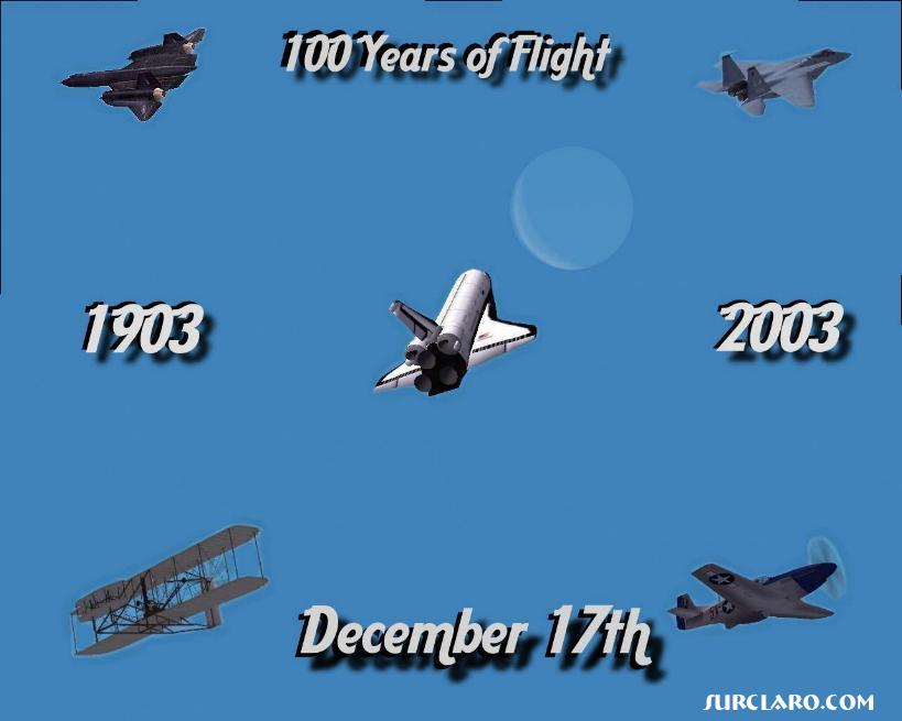 December 17th 2003 marks 100 years since the Wright bros till now - Photo 2859