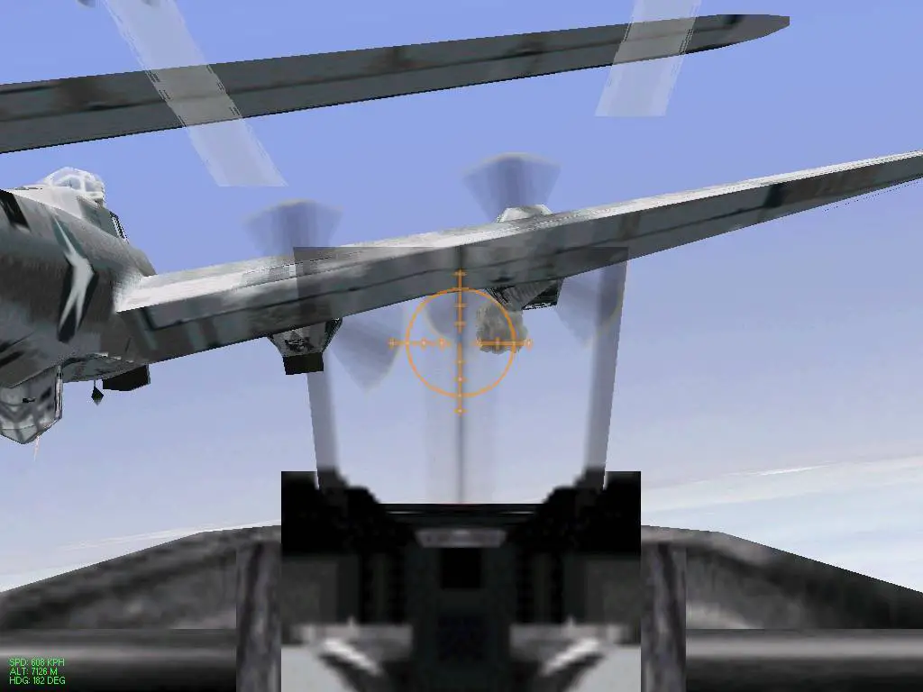 Atacking a B-17G Flying Fortress
over Berlin - Photo 3019