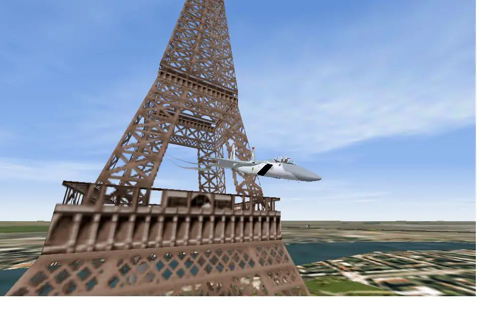 A F-15 flys through the Eifel Tower!! - Photo 831