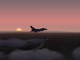 F-16 Over Sunset photo 1201