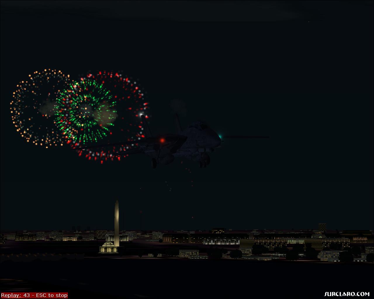 F-14 Lands at Ronald Reagan Airport in Washington during 4th of July festivities. - Photo 580