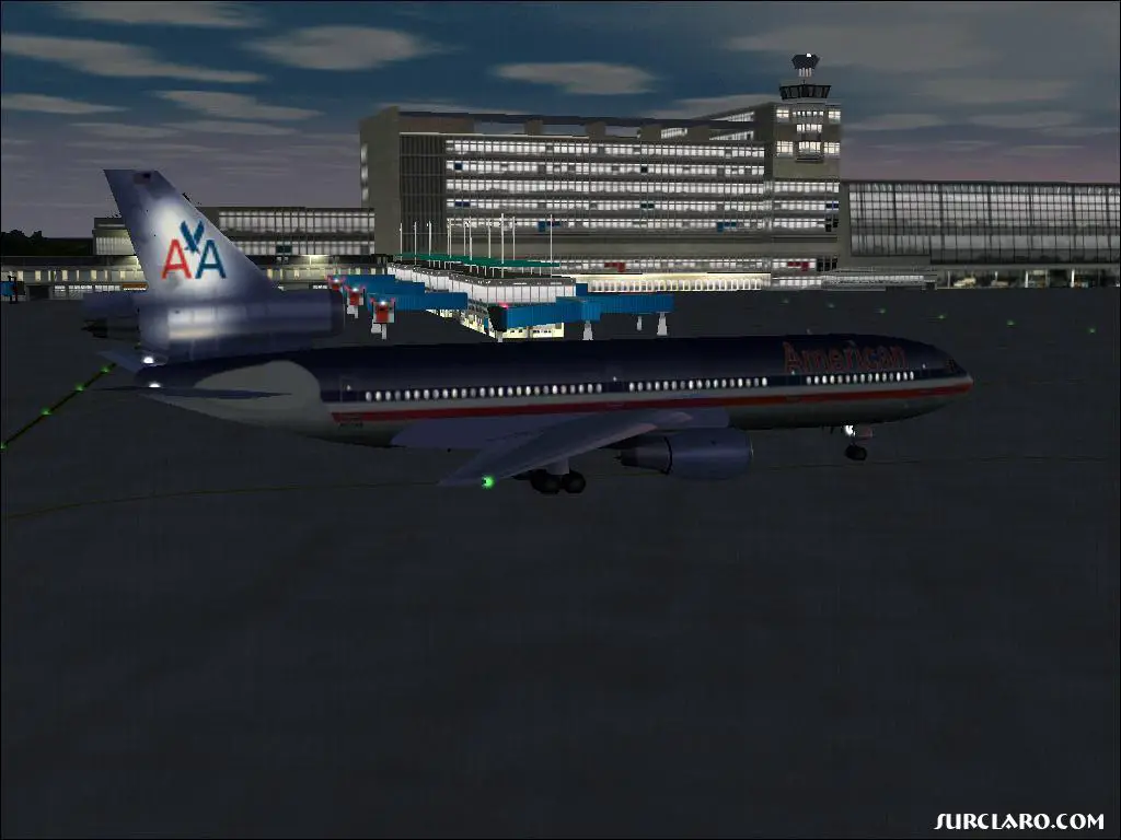 American Airlines standing at Brussels. - Photo 534
