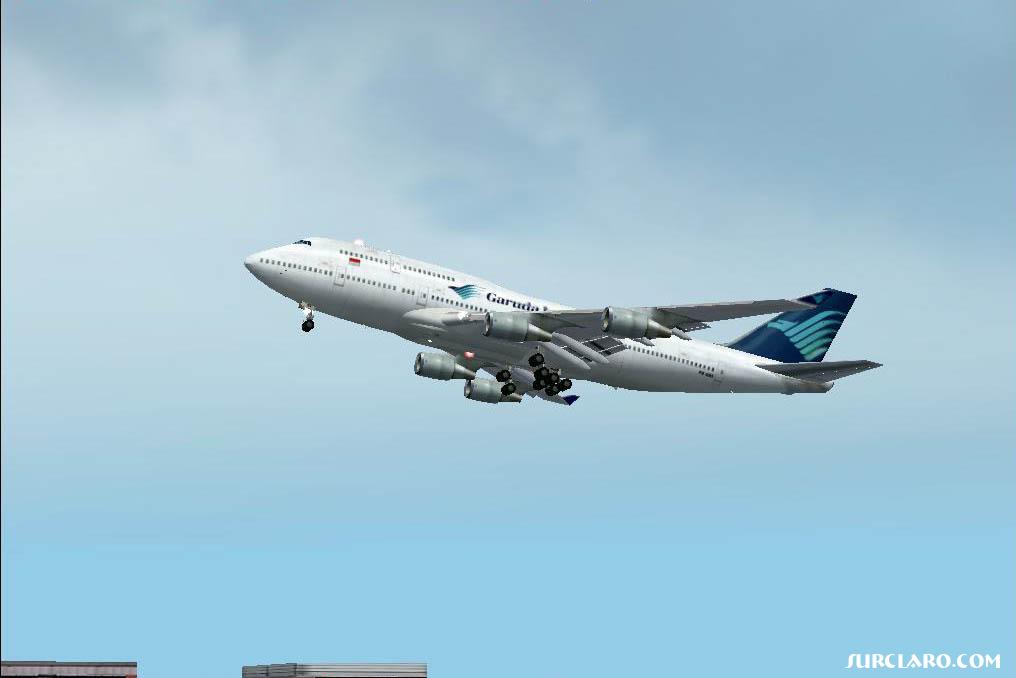 Take off from Changi to Ngurah Rai Intl Airport,Bali with Boeing 747-400 Garuda Indonesia PK-GSI - Photo 481