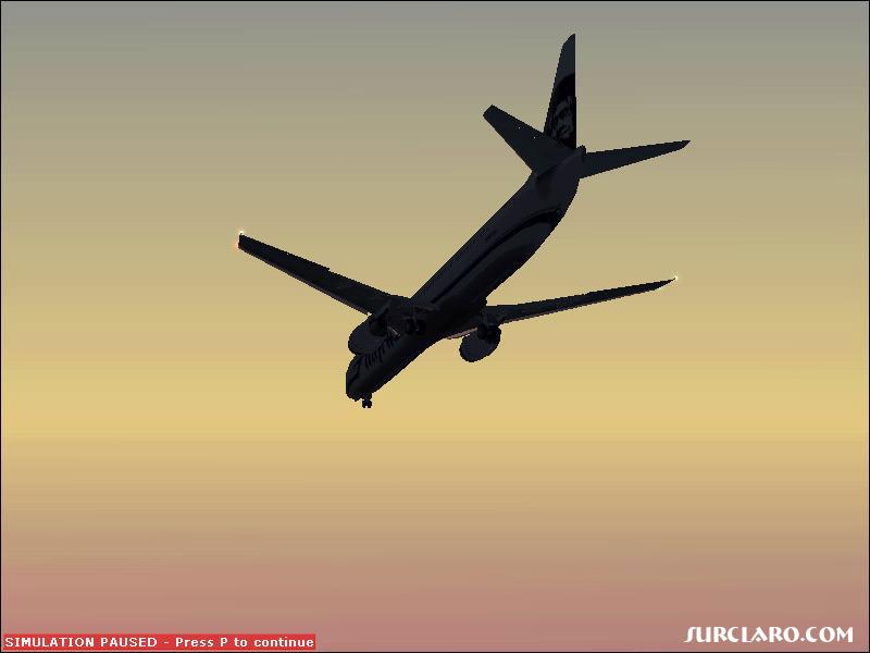 Alaska 737 lands at Chicago O'Hare Airport. - Photo 2731