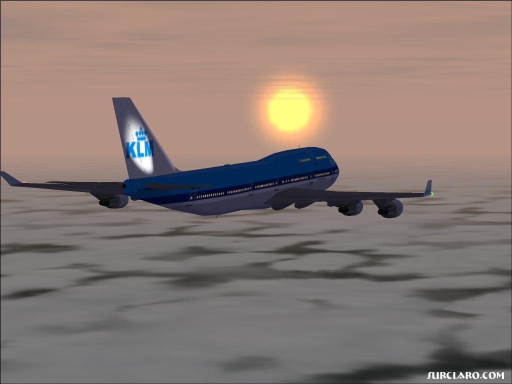 KLM flight from KJFK to Schipol over the atlantic. - Photo 3037