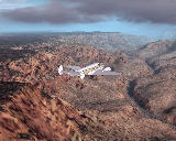 Super G-18-S over Grand Canyon photo 2820