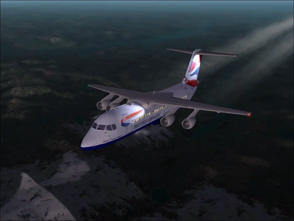 Early morning flight with British Airways. - Photo 1689
